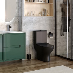 Taliente Унитаз Arte AR35045 Nero напольный с бачком – фотография-4